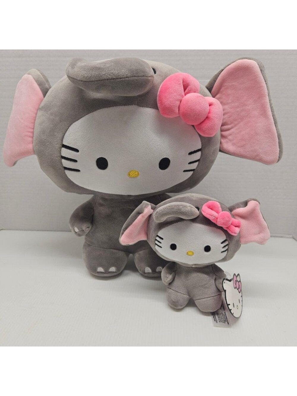 Sanrio Hello Kitty Elephant Plush Set Animal Disguise Costume Fiesta Stuffed Toy